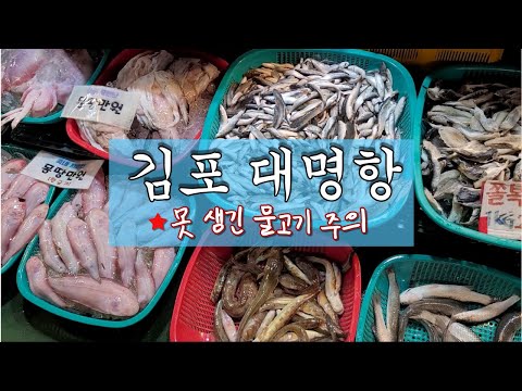 김포 수산시장! 대명항 어판장 - 종류, 가격 정보