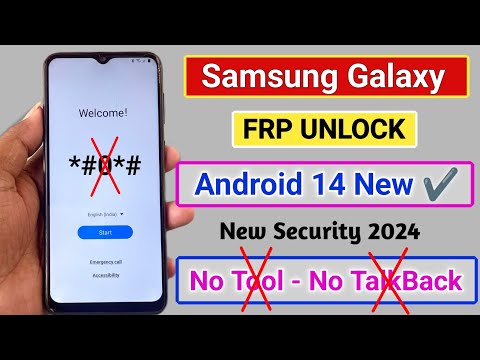 ALL SAMSUNG GALAXY FRP BYPASS Android 14 Google Account Remove | One Click Samsung Frp Bypass 2024