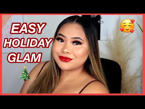 HOLIDAY MAKEUP TUTORIAL | VLOGMAS DAY 20