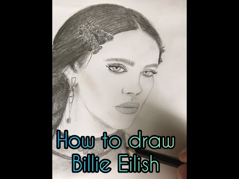 How to draw Billie Eilish