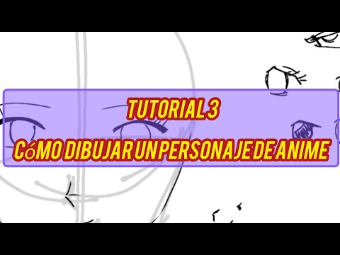 Tutorial 3 De Dibujo : Como dibujar Un Personaje de Anime Parte 1 📚