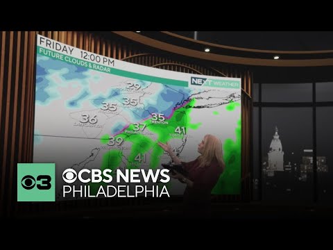 Clear Thursday night in Philadelphia region before rain, mix and possible snow on Friday