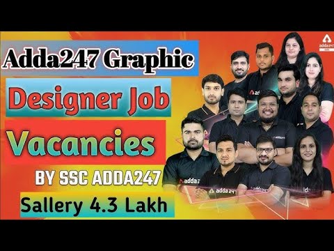 adda247 job graphic designer jobs new vacancy from apply #adda247 #2023jobs #2022jobs #2021jobs ...