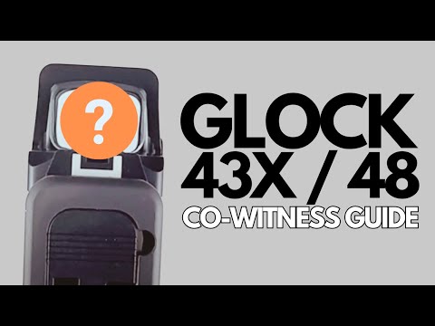 Glock 43X & 48: Holosun Red Dots Co-Witness Breakdown