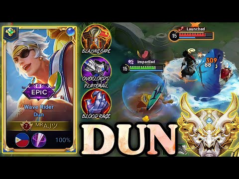 UNKILLABLE BUILD FOR DUN TANK JUNGLE RANK GRANDMASTER GAMEPLAY - HONOR OF KINGS