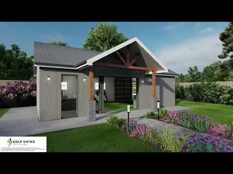 The Carnoustie Garden Room with Pitched Roof Walkthrough - Golf Swing Systems