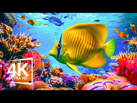 Aquarium 4K (ULTRA HD) - Explore The Best Of Sea Life With Relaxing Music