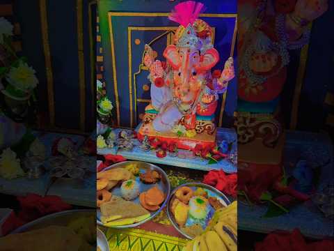 Ganapati bappa moraya #ganapatidecoration ##ganapatibappamoraya #decoration #ganapatshorts #bappa