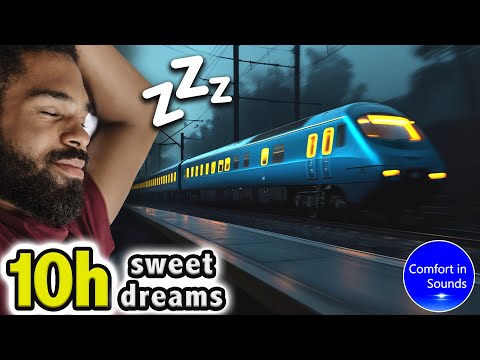 FALL ASLEEP INSTANTLY with THIS White Noise | Train Ride Ambience Sound & Brown Noise to Sleep