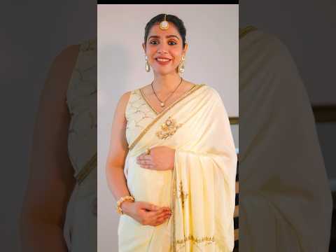 Saree Styling - Pregnancy Month 7