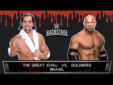 The Great Khali vs Goldberg | WWE Backstage Brawl | + John Cena Real-Life Ghost Experience