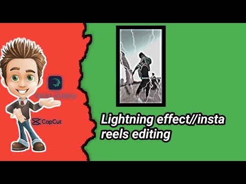 Lightning effect//insta reels editing