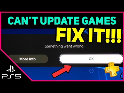 PS5 CAN'T UPDATE GAMES EASY FIX!