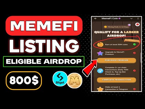 Memefi Eligible Criteria Airdrop 😱 Memefi Mining End Update 💸 Memefi Coin Listing Update  🤑