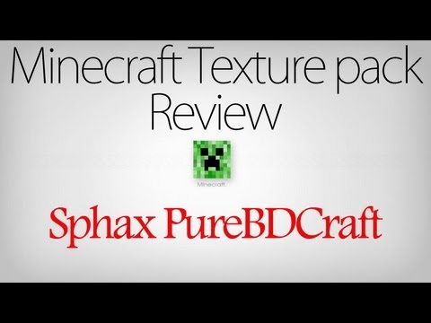 Minecraft Texture Pack Review part 29 - Sphax PureBDCraft