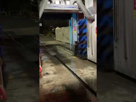 洗車後初期位置に戻る洗車機