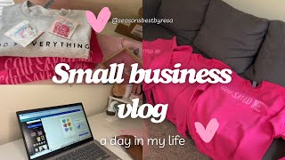 Entrepreneur Life Vlog: Day in the life of a small business owner | Small Business Vlog