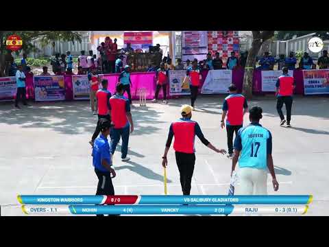 SALIBURY GLADIATORS vs KINGSTON WARRIORS  (THALAPATHY PREMIER LEAGUE - 2024)