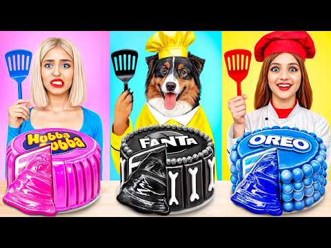 Me vs Grandma Cooking Challenge With Dog! Funny Moments with Dog by YUMMY JELLY