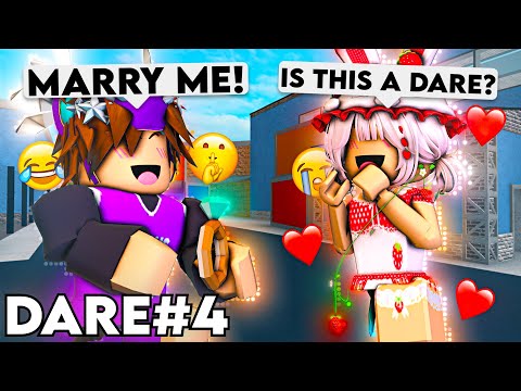 Doing The MOST CRINGE ROBLOX DARES in MM2😱 (Murder Mystery 2)