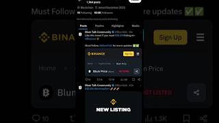 Blum listing in binance price??#crypto #blum #blumairdropdate #viralshorts #binance