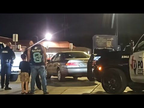 COPS STEAL LICENSE PLATE DUNCANVILLE TEXAS