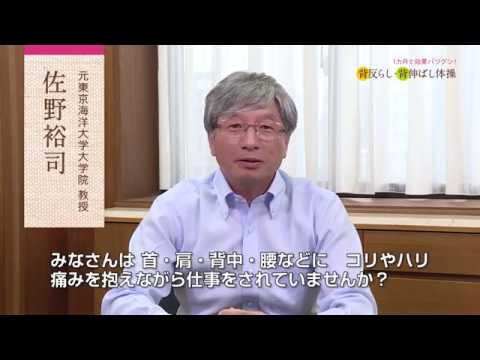 協会けんぽ　船員保険　1カ月で効果抜群！　背反らし・背伸ばし体操