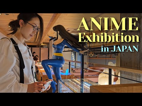 visiting 4 anime/mange art exhibition in Japan