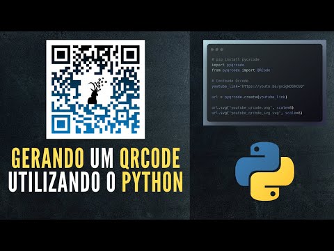 Python Tutorial | Criando QR CODE utitlizando o Python (pyqrcode)