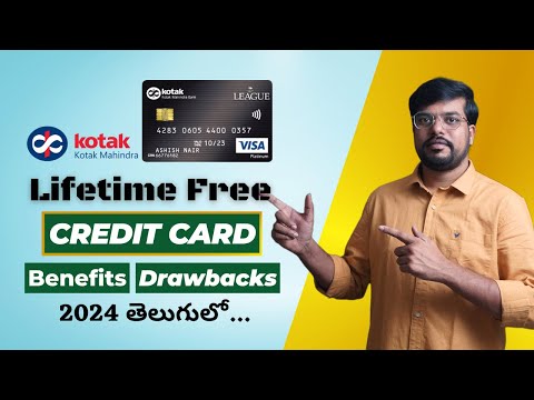 Kotak Bank Lifetime Free Credit Card | Kotak League Platinum Credit Card review | Telugu | 2024