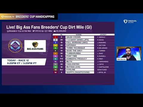 Breeders' Cup Handicapping With Matt Bernier