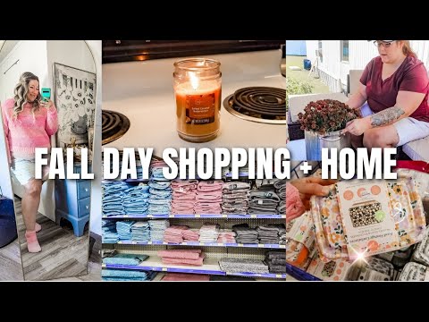 FALL DAY IN THE LIFE SHOP WITH ME, CLEANING, YARD WORK | KIMI COPE