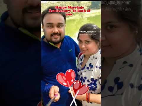 Happy Marriage Anniversary To Both of you...bhai and bhabi