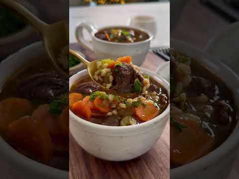 THE ULTIMATE BEEF & BARLEY SOUP