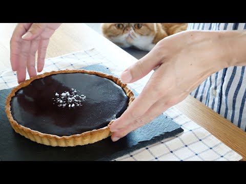 Salted Chocolate Tart 鹽味生巧克力塔