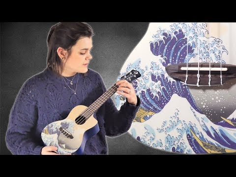 Luna Great Wave Concert Ukulele Demo