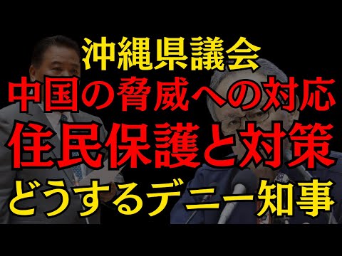 【沖縄県議会】〇国の脅威はどう対処していくのか!?デニー知事の考えは?? #沖縄 #玉城デニー #島袋大 #県議会 #おすすめ