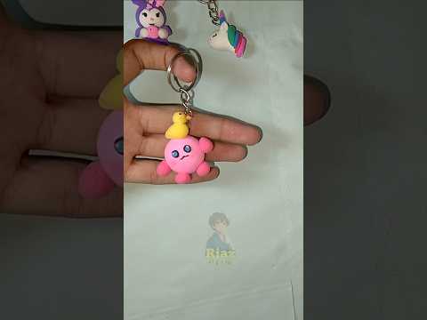 Cute clay keychain 😍🤩#diy #clayart #viralshort