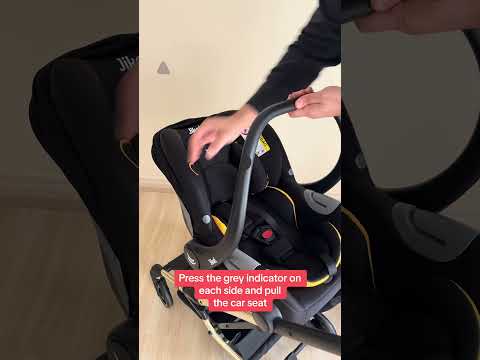 How to remove Pluto car seat from the stroller