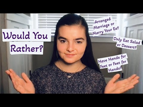 ASMR Asking You Would You Rather Questions Part 2