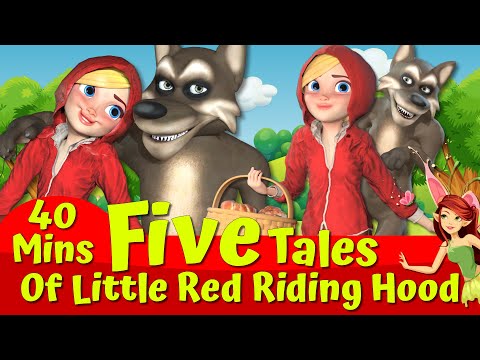 🔴Little Red Riding Hood & The Big Bad Wolf 🔴🐺I Five Tales I Animated Fairytales🌟