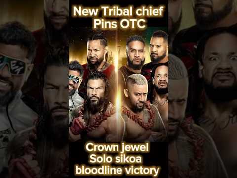 Solo Sikoa bloodline victory over OTC bloodline at crown jewel #wwe #solosikoa #shorts