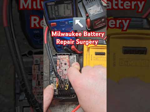 Milwaukee M18 Battery Repair #powertoolrepair #batteryrepair #milwaukee