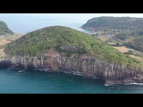 【空中散歩・ドローン空撮】平戸・塩俵断崖（しおだわらだんがい）