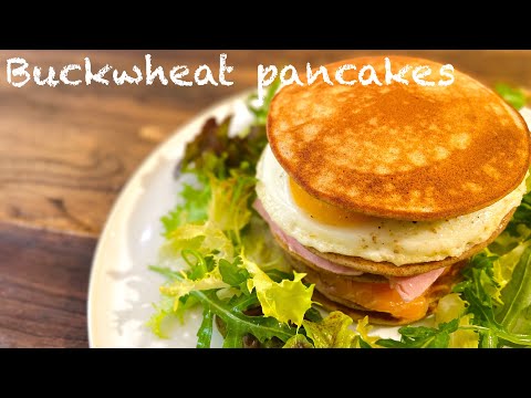 [Happy brunch] Buckwheat pancakes / Pancakes au sarrasin (gluten-free)