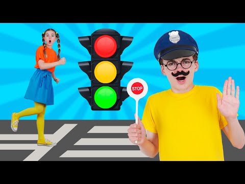 Traffic Safety Song | Nursery Rhymes & Kids Songs | Nick and Poli