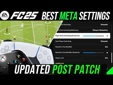 Best META (POST PATCH) CONTROLLER & Game Settings To Give You An Advantage / More Wins - EA FC 25