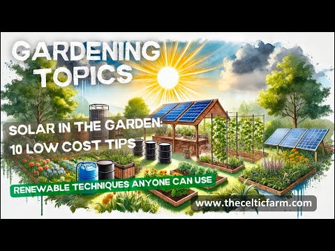 10 Simple Ways to Harness Solar Energy in Your Garden 🌞 | Sustainable Gardening Hacks You Need!