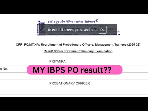 My IBPS PO Result?? Cleared or Not?? #ibpspo2024 #ibpsporesult #ibpspomains2024 #ibps