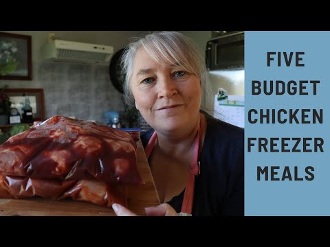 Five Budget Chicken Freezer Meals | Getting Ready for Surgery